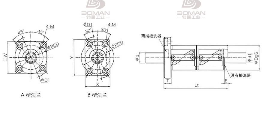 KURODA GR1604DD-BAPR 黑田精工丝杆规格说明