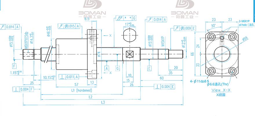 TBI XSVR02010B1DGC5-599-P1 tbi滚珠丝杆型号规格