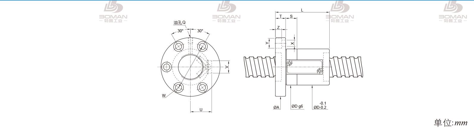 PMI FSVE3220-1.5 PMI TBI研磨级滚珠丝杆