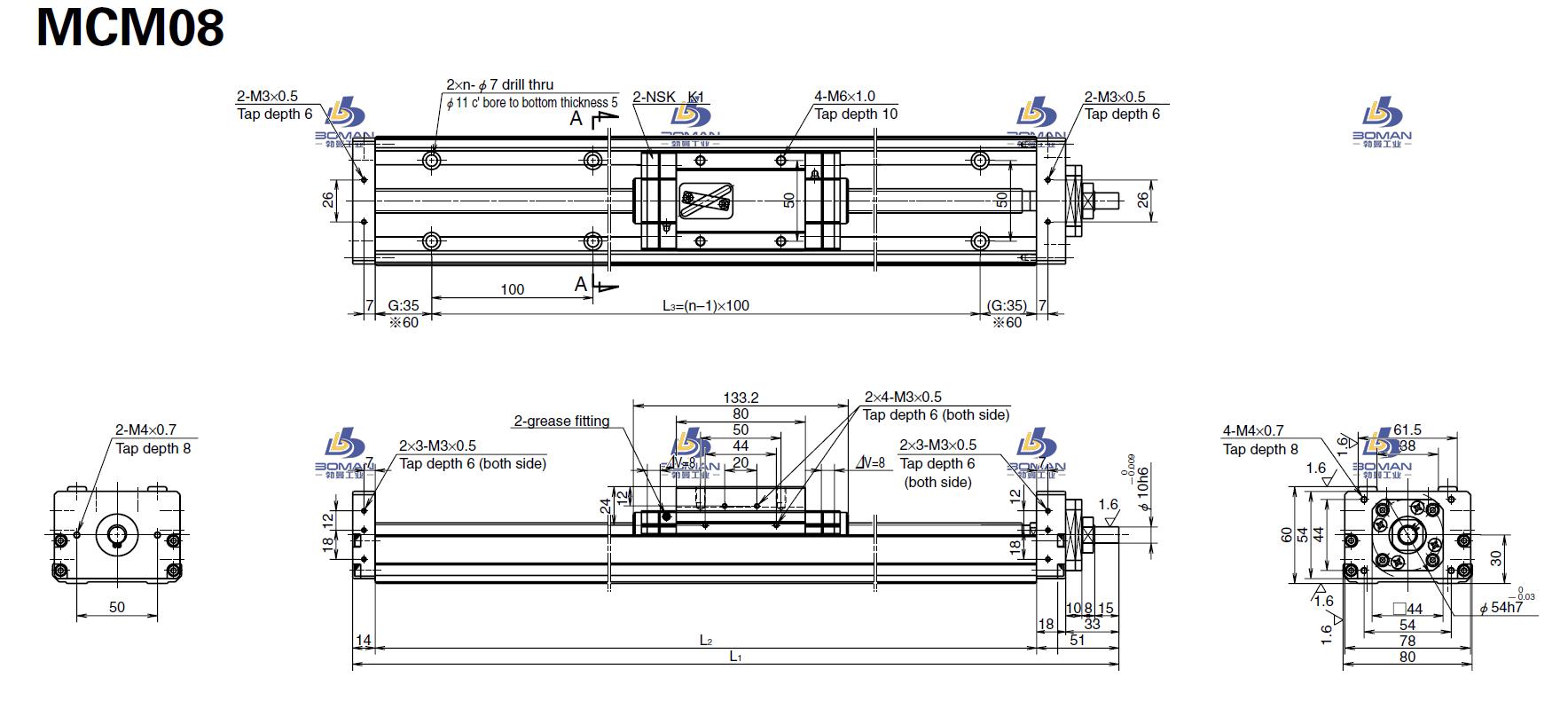 MCM10020H20K00-MCM直线模组